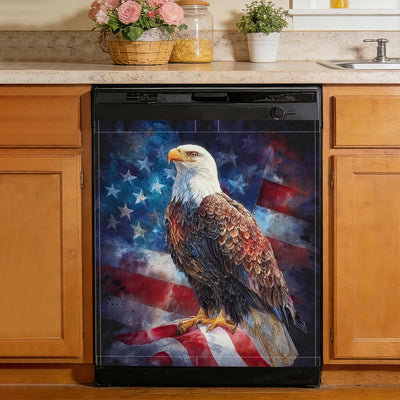 Funda magnética lavavajillas bandera americana 23x26pulg