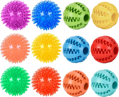 Pelotas de goma para perros pequeños 0-15 lb