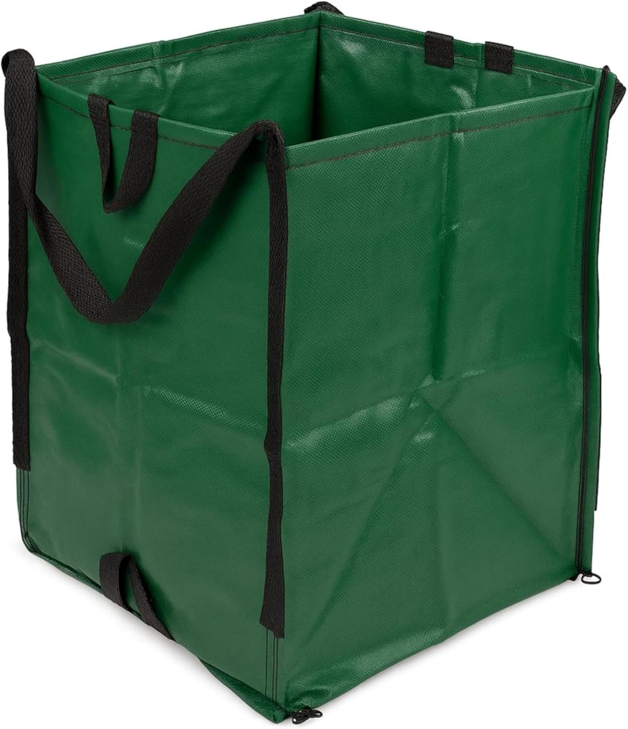 Bolsas reutilizables 48gal jardín hogar asas reforzadas verde
