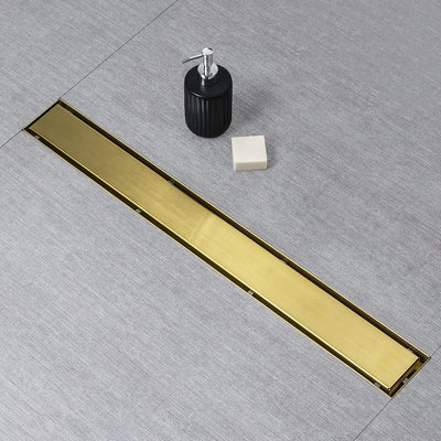 Desagüe ducha lineal 20pulg acero inox AISI 304 colador pelo