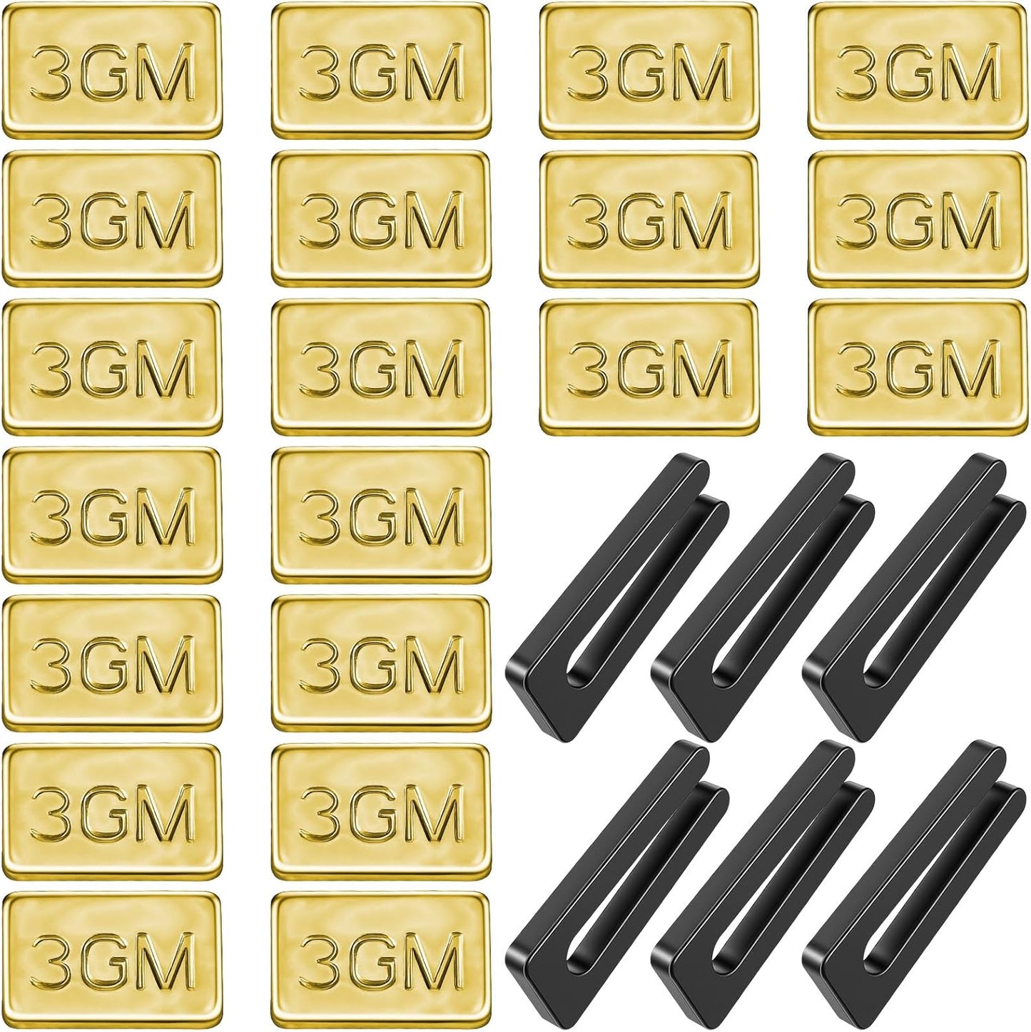 Kit equilibrio ventilador techo 24 pzas clips plástico adhesivos metal