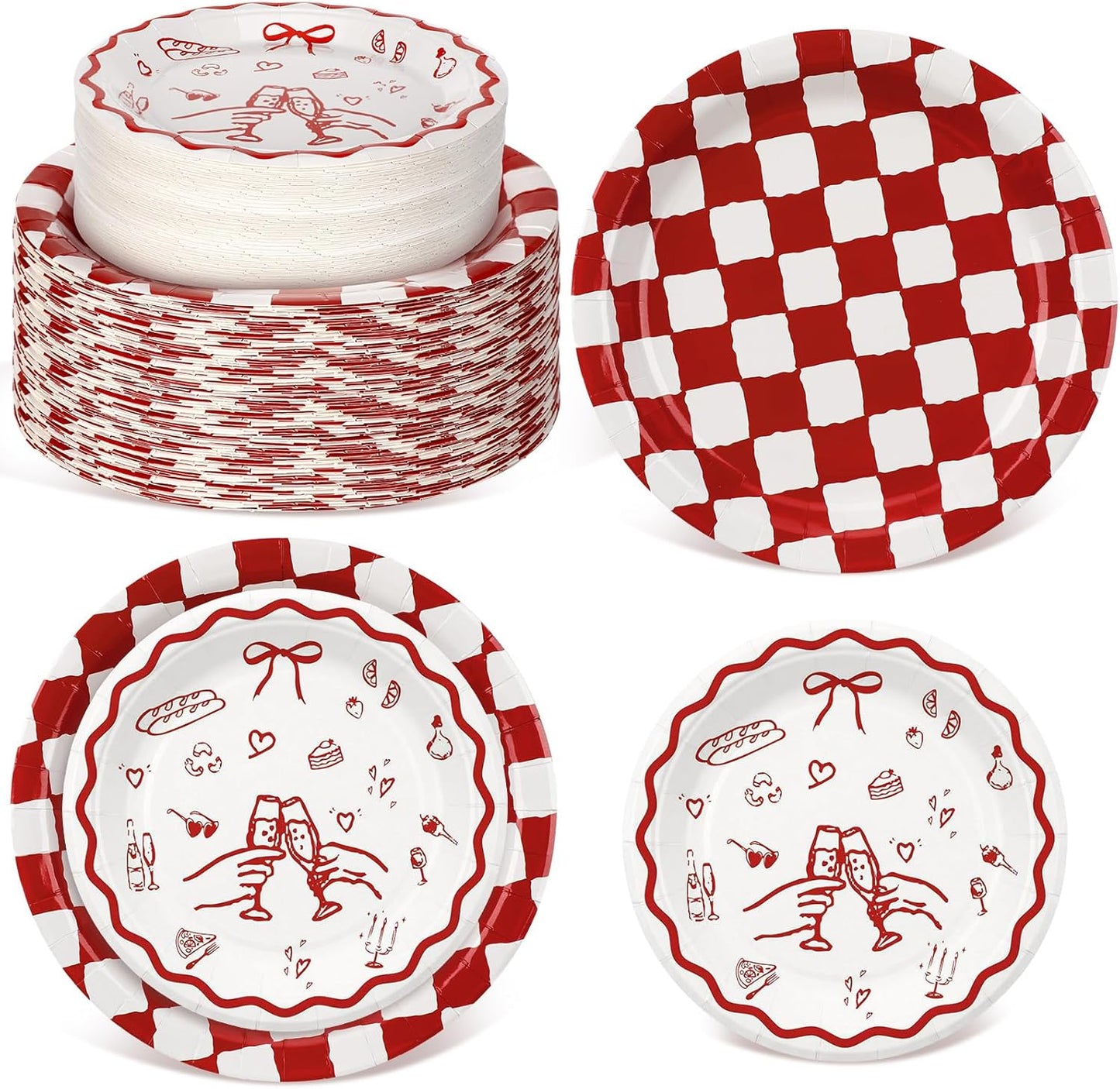 Platos de decoración para despedida de soltera y bodas LemonRoad