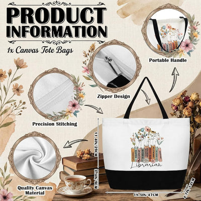 Bolsa de mano reutilizable para mujeres amantes de los libros Buryeah