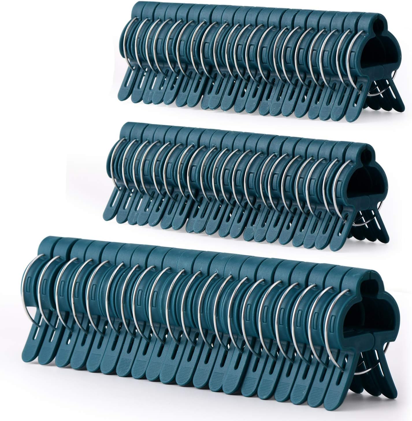 60 Clips Ajustables para Plantas Jardín Tallos Vid Tomates