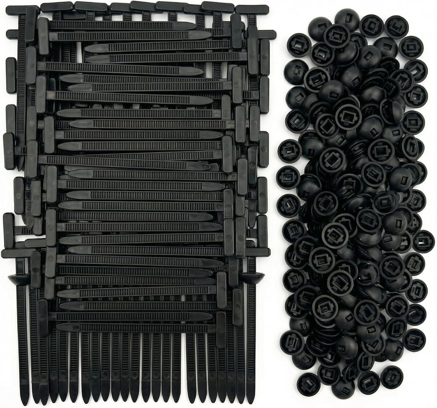 Hebilla universal nailon para atadura cables 200uds