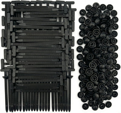 Hebilla universal nailon para atadura cables 200uds