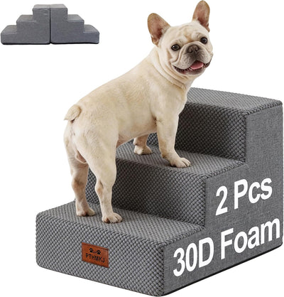 Escaleras para perros pequeños 3 escalones antideslizantes
