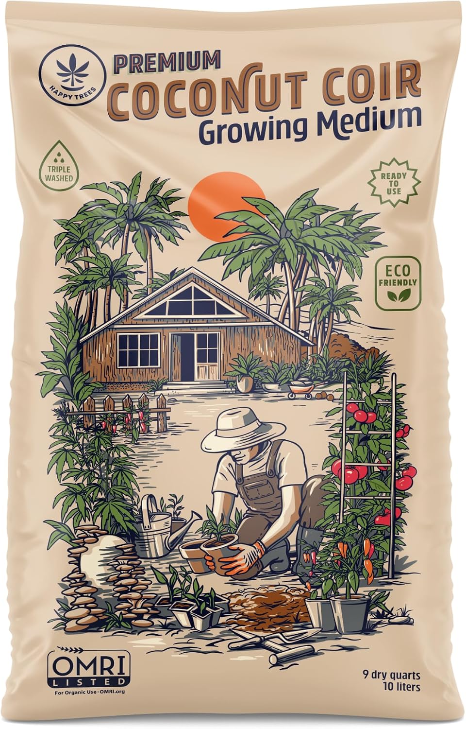 Fibra coco para cultivo macetas pH equilibrado