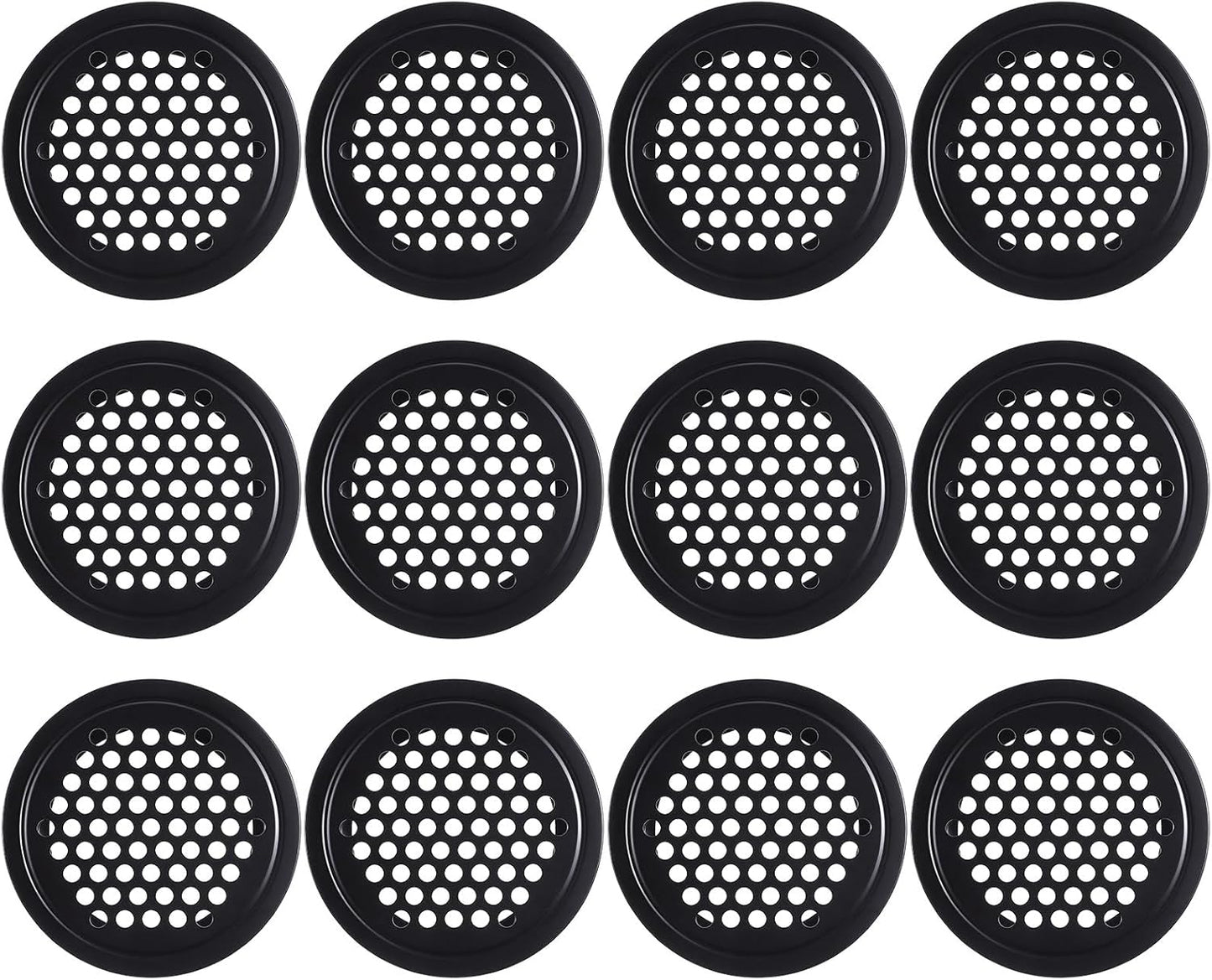 12 Rejillas Ventilación Acero Inox 2pulg para Cocina
