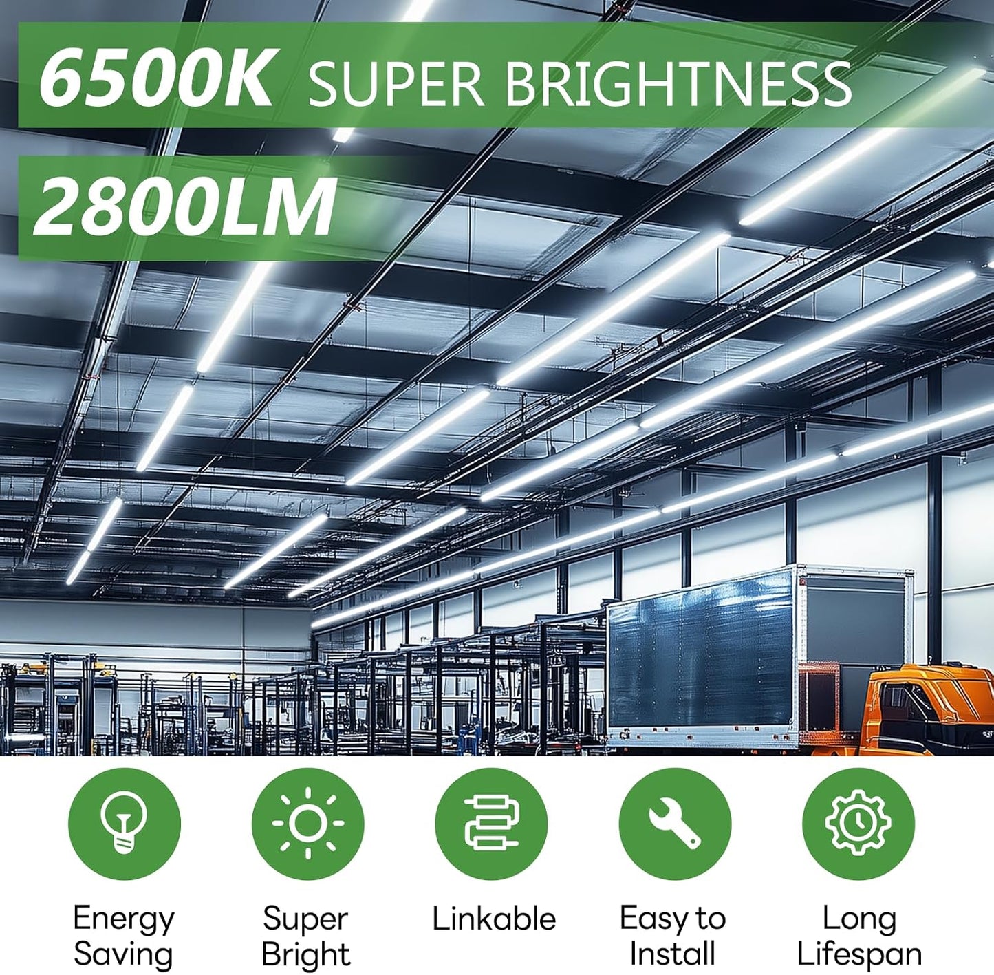 Luces LED tienda 4ft T5 PRO 2800lm 6500K 20W