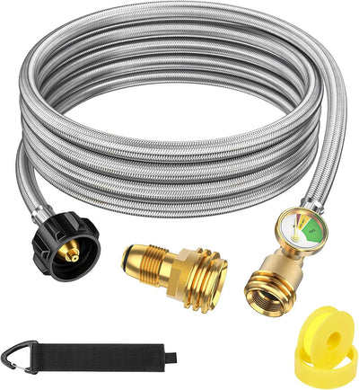 Manguera extensión tanque propano 12ft con adaptador POL a QCC1