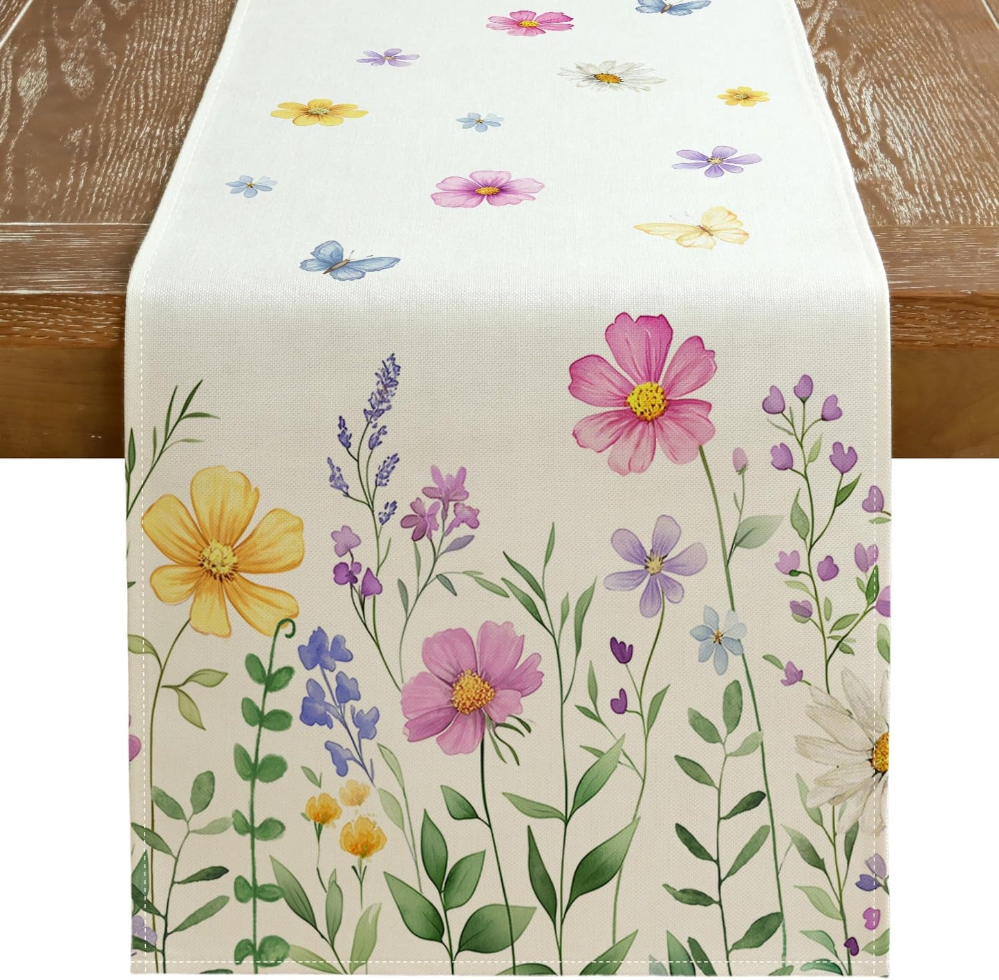 Camino mesa acuarela 13x48pulg decoración cocina