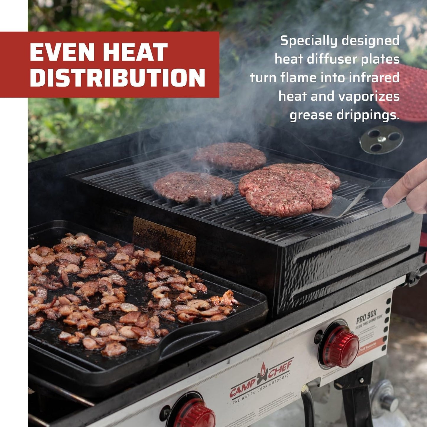 Caja barbacoa 14pulg sistema llama azul 3381oz