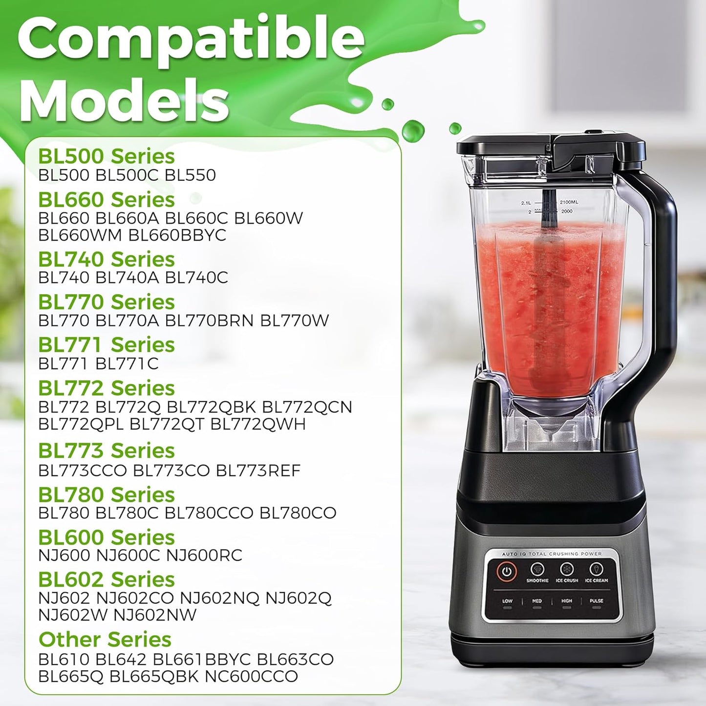 Tapa repuesto para jarra Ninja 72oz BL500 BL660 BL700