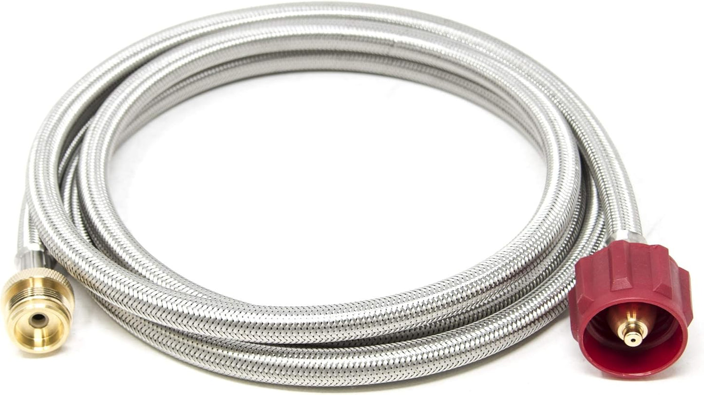 Manguera propano 8ft adaptador 1lb a 20lb QCC1