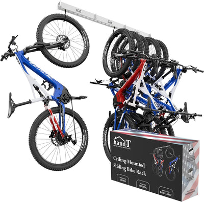 Colgador techo bicicletas deslizante 51pulg garage