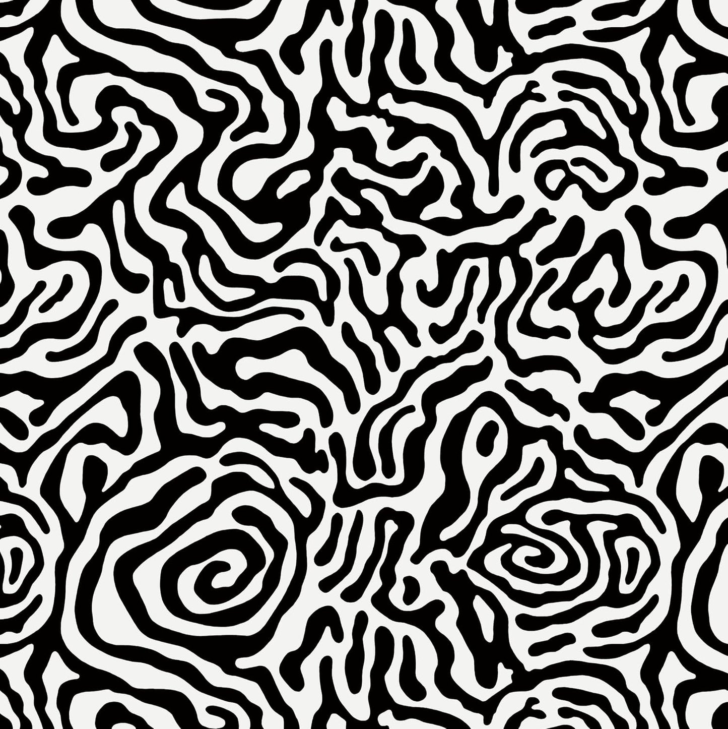Papel tapiz geométrico blanco y negro 17.3x78.7pulg