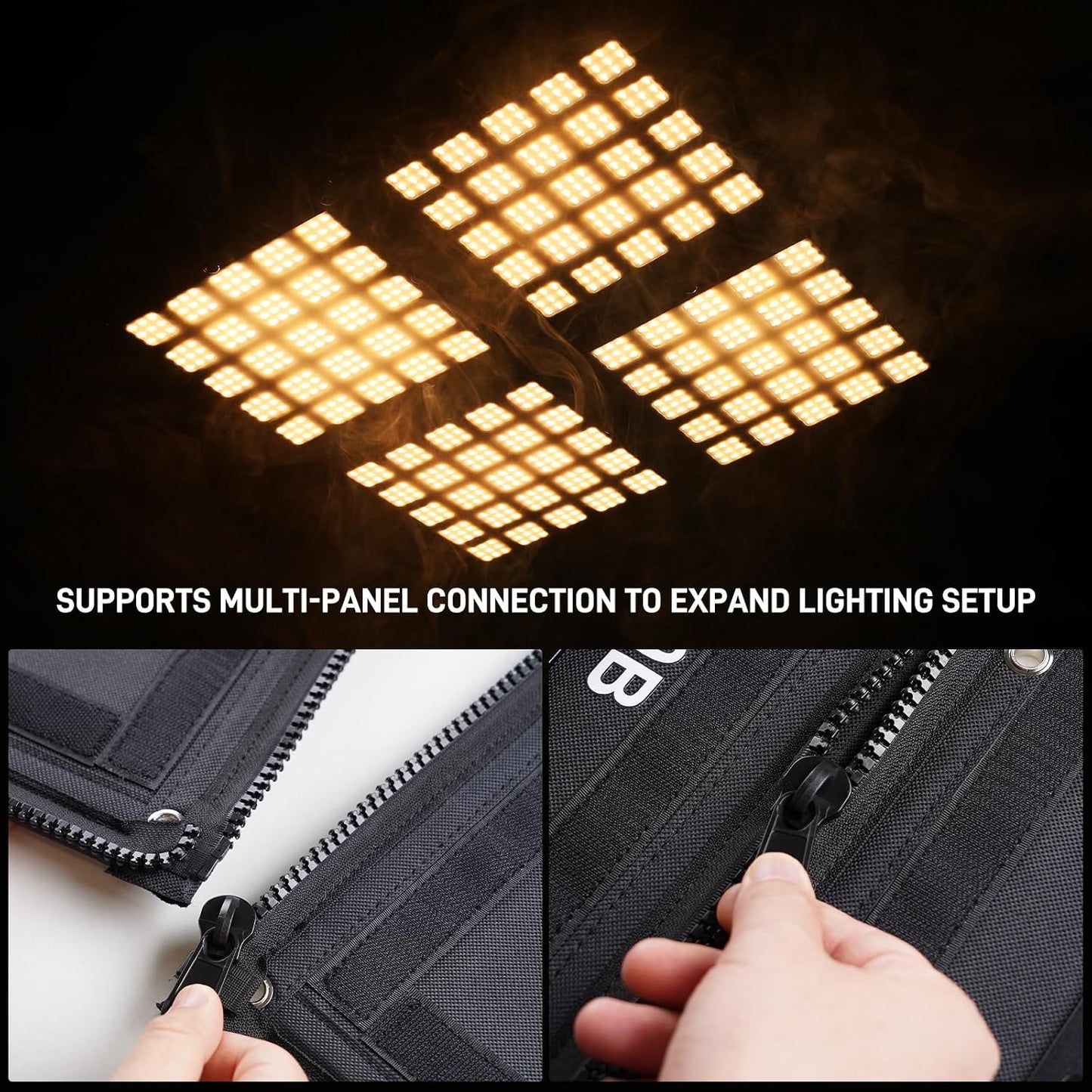 Tapete luz LED bicolor 2700K-6800K CRI 95 estudio