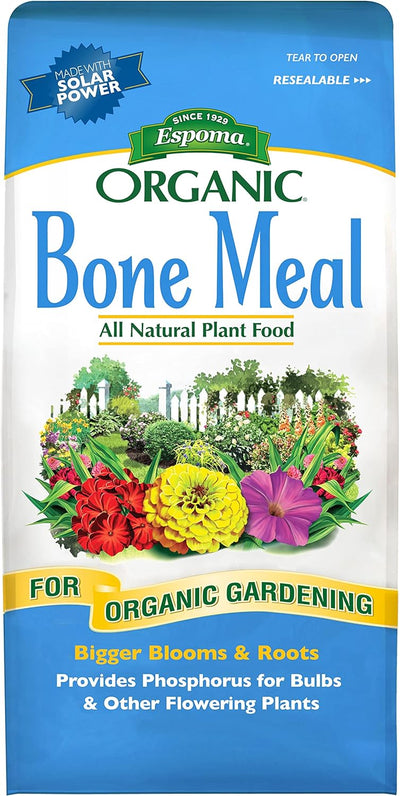 Fertilizante orgánico harina huesos 4-12-0 para bulbos y flores 4lb