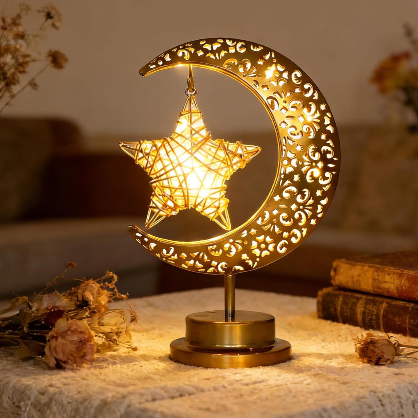Lámpara de luna vintage para Eid y Ramadán