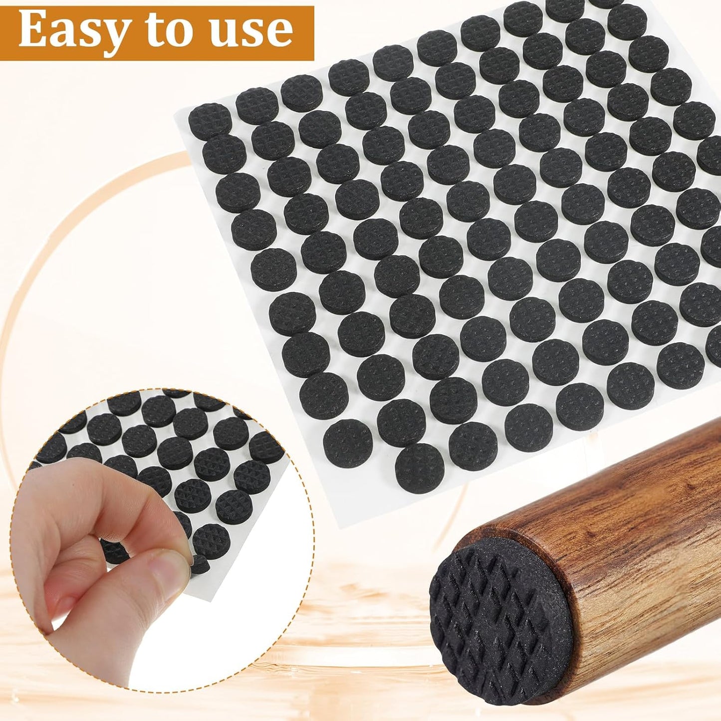 300 Almohadillas Antiderrap para Muebles Suelo de Espuma