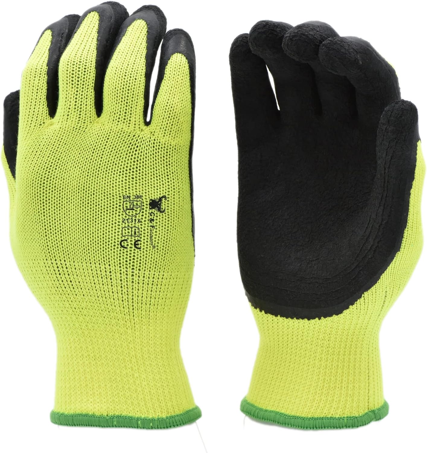6 Pzas Guantes Jardinería Alta Visibilidad Ecológicos
