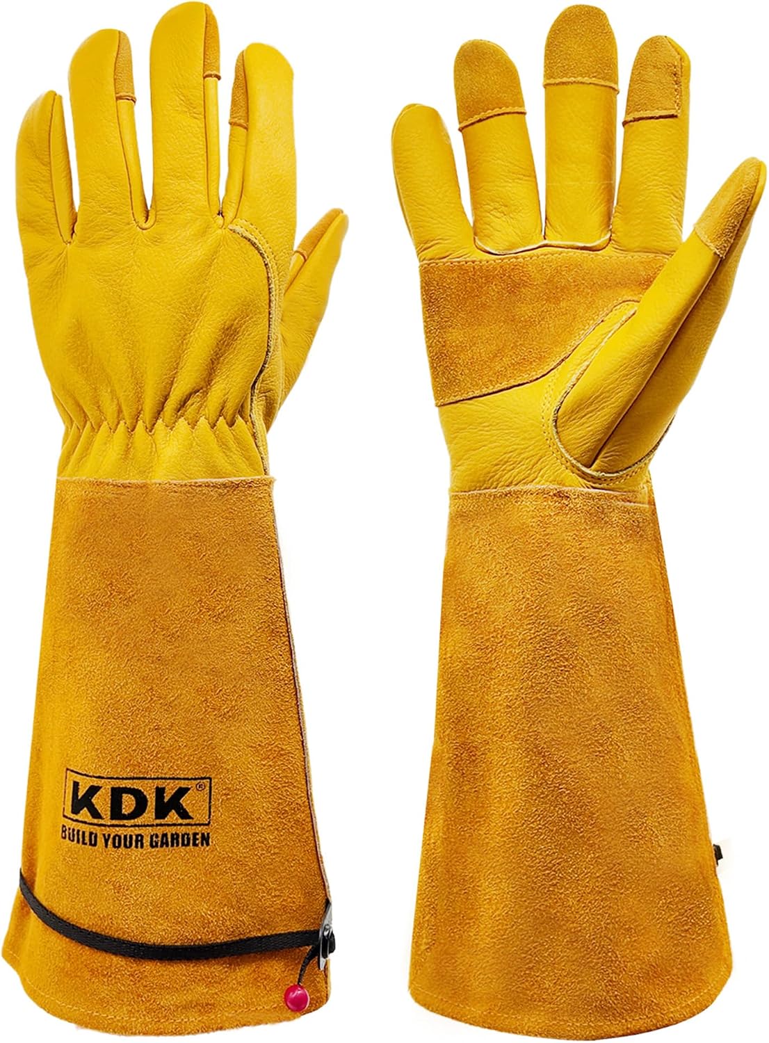 Guantes jardinería piel vaca resistentes espinas cactus
