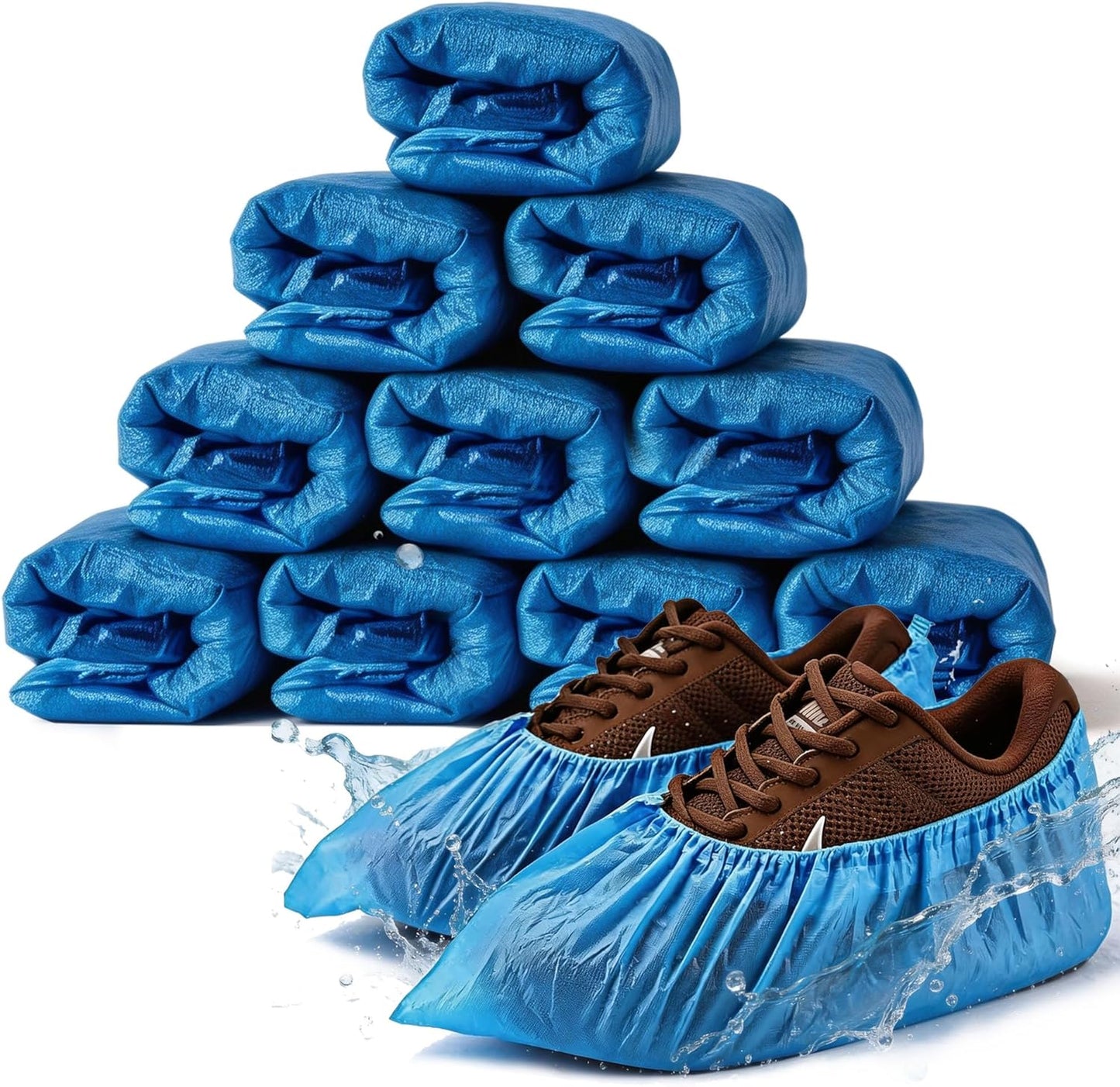 Tapetes para zapatos impermeables no resbaladizos 100uds