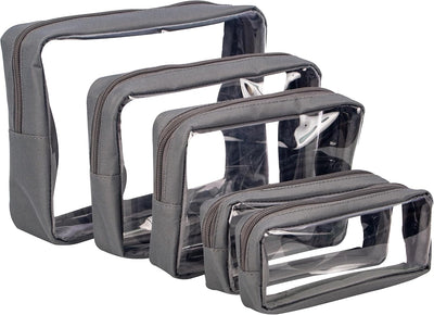 Set 5 bolsas pañales TSA aprobadas TPU transparente impermeable