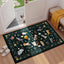 Alfombra entrada interior 2x3pulg antideslizante negra