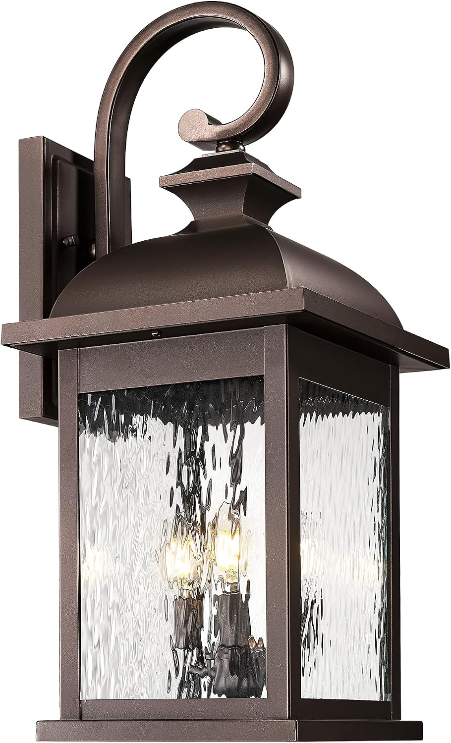 Aplique pared exterior 26pulg 3 luces ORB E12