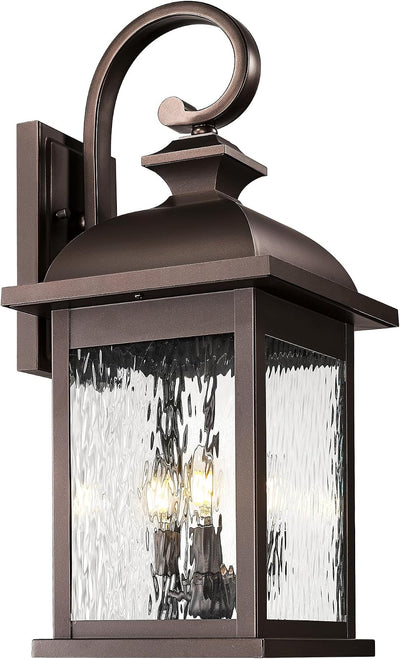 Aplique pared exterior 26pulg 3 luces ORB E12