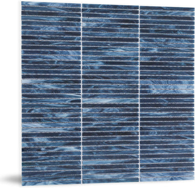 Azulejo mosaico vidrio 12x12pulg para cocina baño 5pz