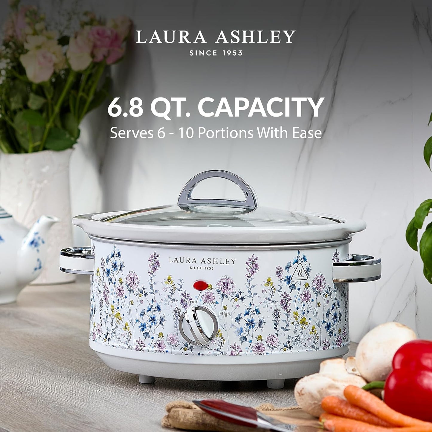 Olla cocción lenta 6.8qt Wild Meadow