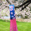 Manguito viento flores cerezo 60pulg para exteriores
