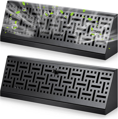 2 Pzas Difusor Zócalo 15pulg Cubierta Ventilación Negra