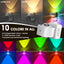 Luz nocturna RGB giratoria 180° sensor crepúsculo