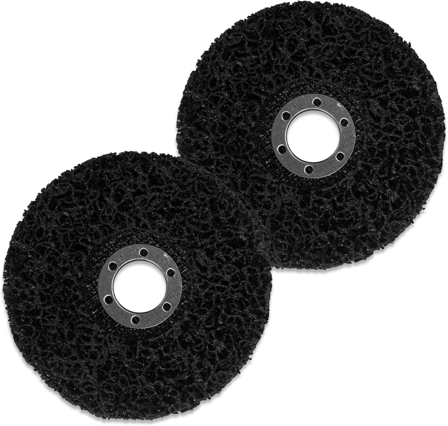 2 Ruedas Peladoras Pintura 4.5x7/8pulg Amoladora Angular Negro