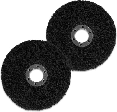 2 Ruedas Peladoras Pintura 4.5x7/8pulg Amoladora Angular Negro
