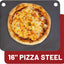 Plato acero carbono para hornear pizza 16x13.4pulg