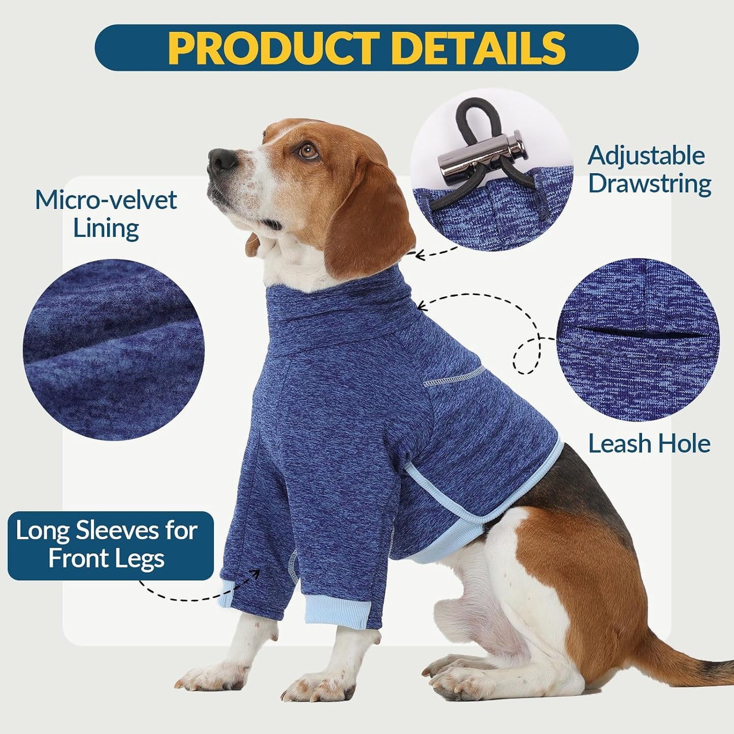 Funda perro protege pierna delantera heridas esguince ACL CCL