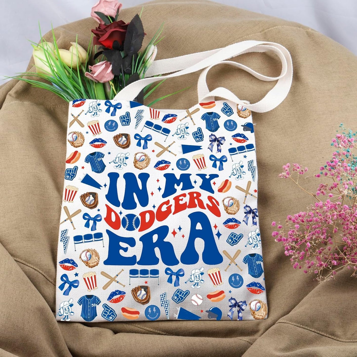 Bolsa de mano de mercancía para amantes del béisbol