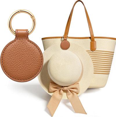 Clip magnético para sombrero viaje bolsa marrón