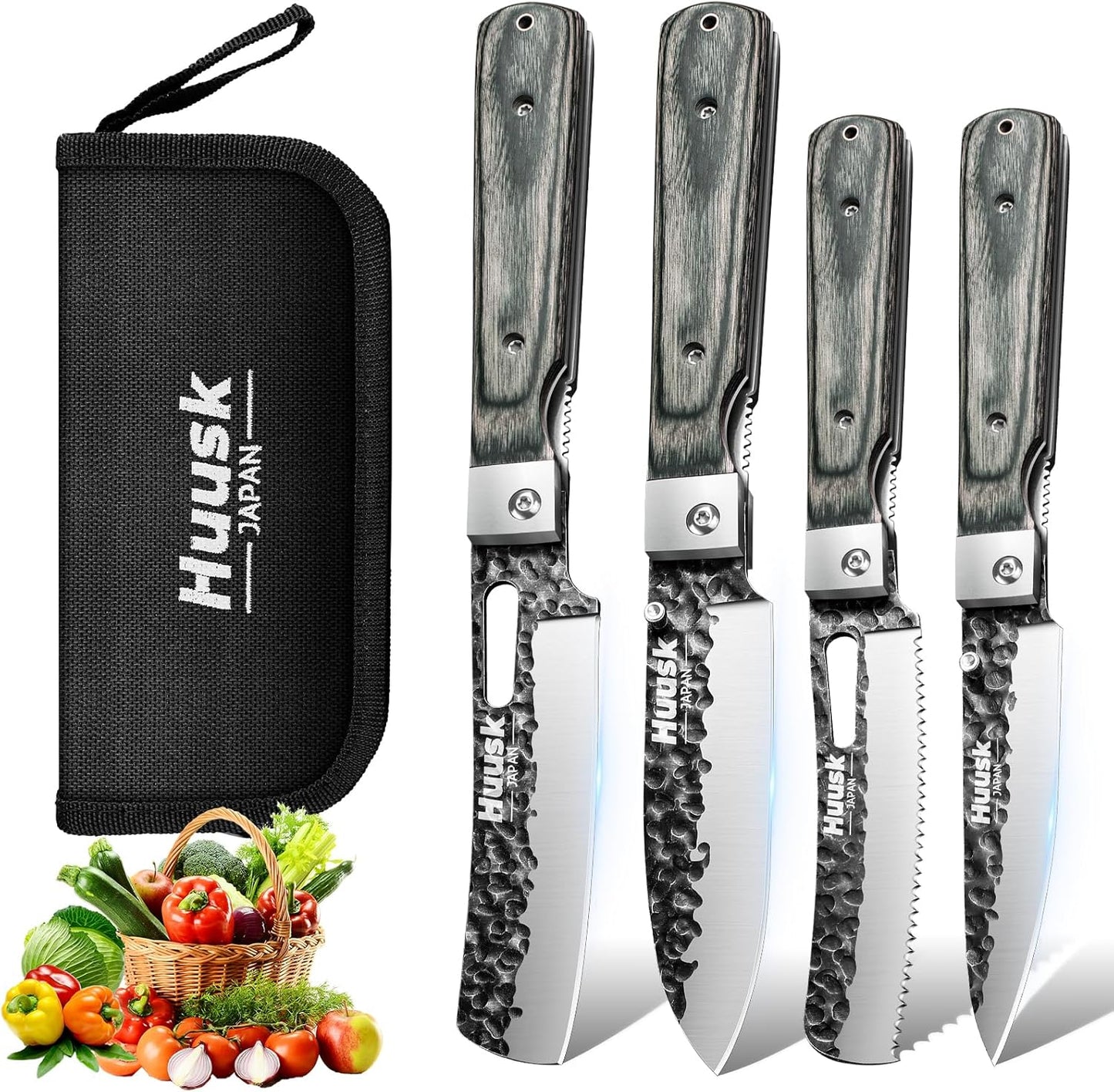 Set Cuchillos Plegables Cocina