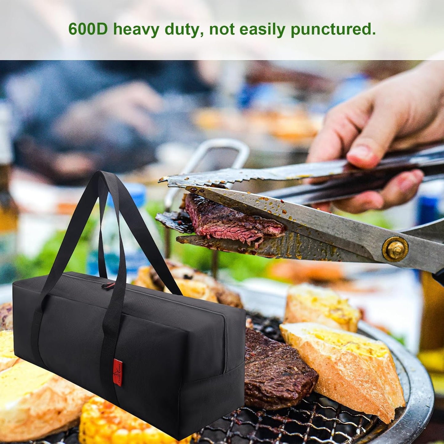 Bolsa herramientas parrilla 24pulg resistente agua plegable