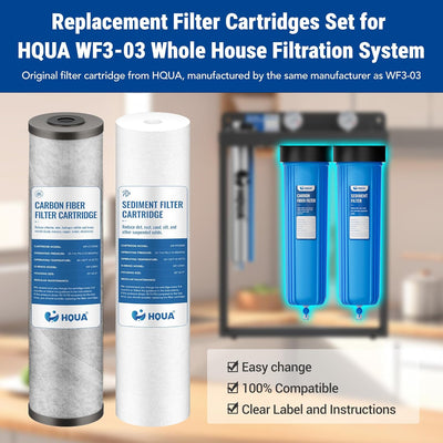 Set cartuchos filtro agua comp WF3-03 PP ACF