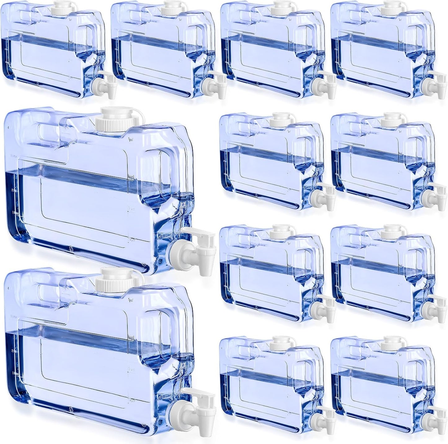 Dispensador bebidas nevera 1.1gal 12" reutilizable plástico