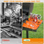 Alfombrilla silicona Blackstone 5 soportes naranja 12x1