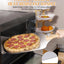 Pala y espátula de aluminio para pizza 12 pulgadas con cortador