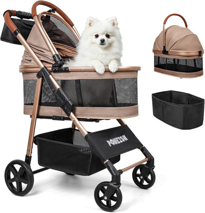 Cochecito mascotas 3en1 plegable perros gatos hasta 50lb